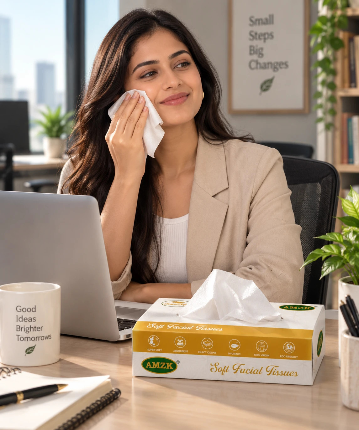AMZK Soft Facial Tissues — Emerald Reserve