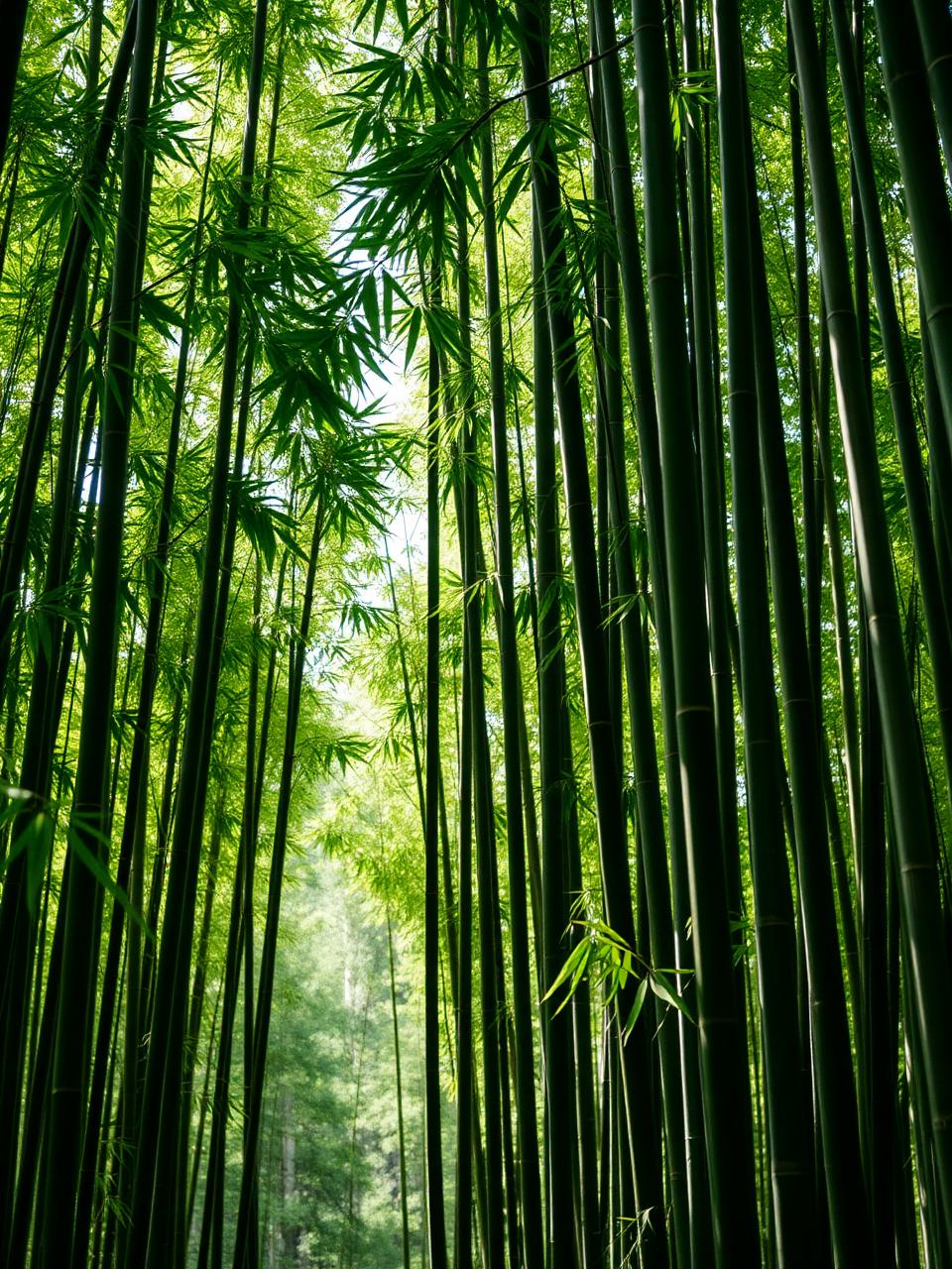 Lush bamboo grove — 100% fine bamboo fiber source